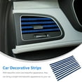 thumbnail image 4 of COOPHYA Interior Decoration Strip Blue 10Pcs 7.7X0.2In Car Interior Style, 4 of 6