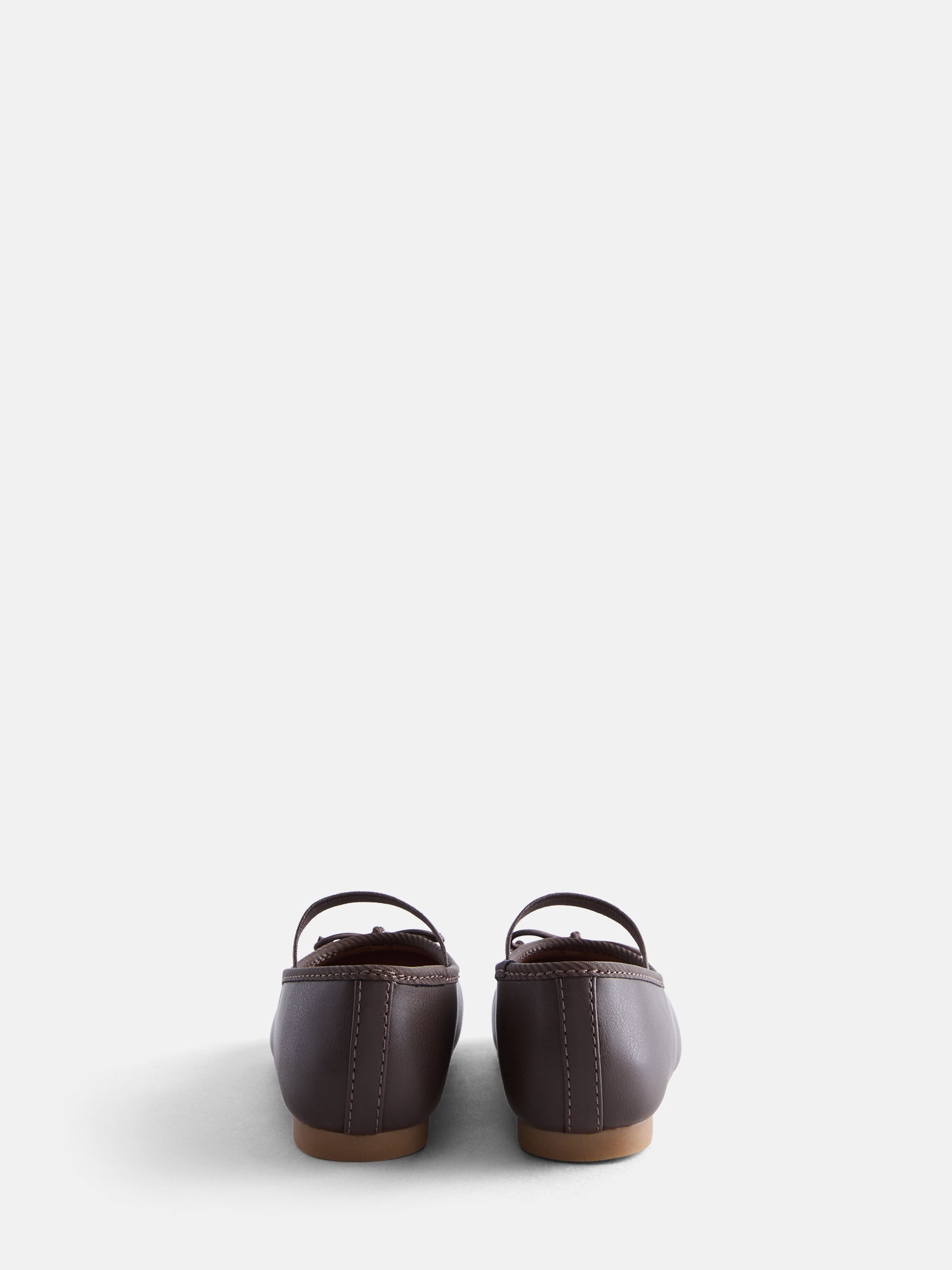 Wonder Nation Baby Girls Bow Ballet Dress Shoes