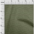 thumbnail image 1 of oneOone Cotton Silk Olive Green Fabric Dot & Star Sewing Material Print Fabric By The Yard 42 Inch Wide, 1 of 4
