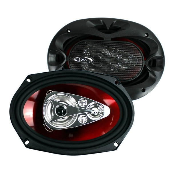 2) BOSS CHAOS CH6950 6x9" 5Way 600W Car Coaxial Audio Stereo Speakers