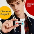 thumbnail image 5 of With 32GB SD Card 1080P High-Definition Mini Digital Camera Thumb Backpack Buckle Camera, Retro Compact Mini Pocket-Sized Camera, Suitable for Travel, Concerts, and Study Recording White, 5 of 11