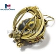 thumbnail image 3 of Vintage Old Style Military Engineers Compass Nautical Pocket Shiny Brass, 3 of 5