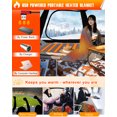 Heated Blanket Battery Operated Portable USB Electric Throw Blanket Cordless for Camping