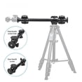 thumbnail image 5 of Adjustable Camera Phone Mount With Double Screw Adapters Lightweight Aluminum Tripod Extension Poles, 5 of 10