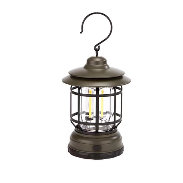 SSZMDLB Lampe de Tente de Camping Extérieure, Lampe de Camping Rétro Multifonctionnelle Lantern, Lampe Suspendue à Piles, Lampe de Camping Style Vintage, Lampe LED Lantern Portable