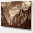 thumbnail image 2 of Rochers et Forêt en Noir et Blanc - Impression sur Toile Paysage, 2 of 3