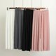 thumbnail image 4 of Pantalones sueltos de mujer de cintura alta plisados ​​de verano pantalones largos casuales de color sólido seitruly FS11579-05, 4 of 7