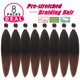 thumbnail image 2 of Extensión de cabello trenzado Dorsanee, preestirada, 60 cm, 8 paquetes, 2 of 7