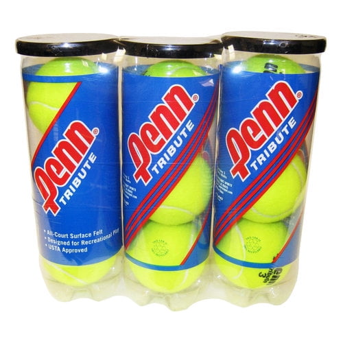 Penn Tribute Tennis Ball Pack (3 cans, 9 balls)