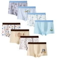 thumbnail image 1 of Hbhpov sous-Vêtements Garçons Dinosaures Boxeurs pour Tout-Petits Caleçons Courts Enfants sous-Vêtements Doux, Lot de 8, Taille 2-12, 1 of 8