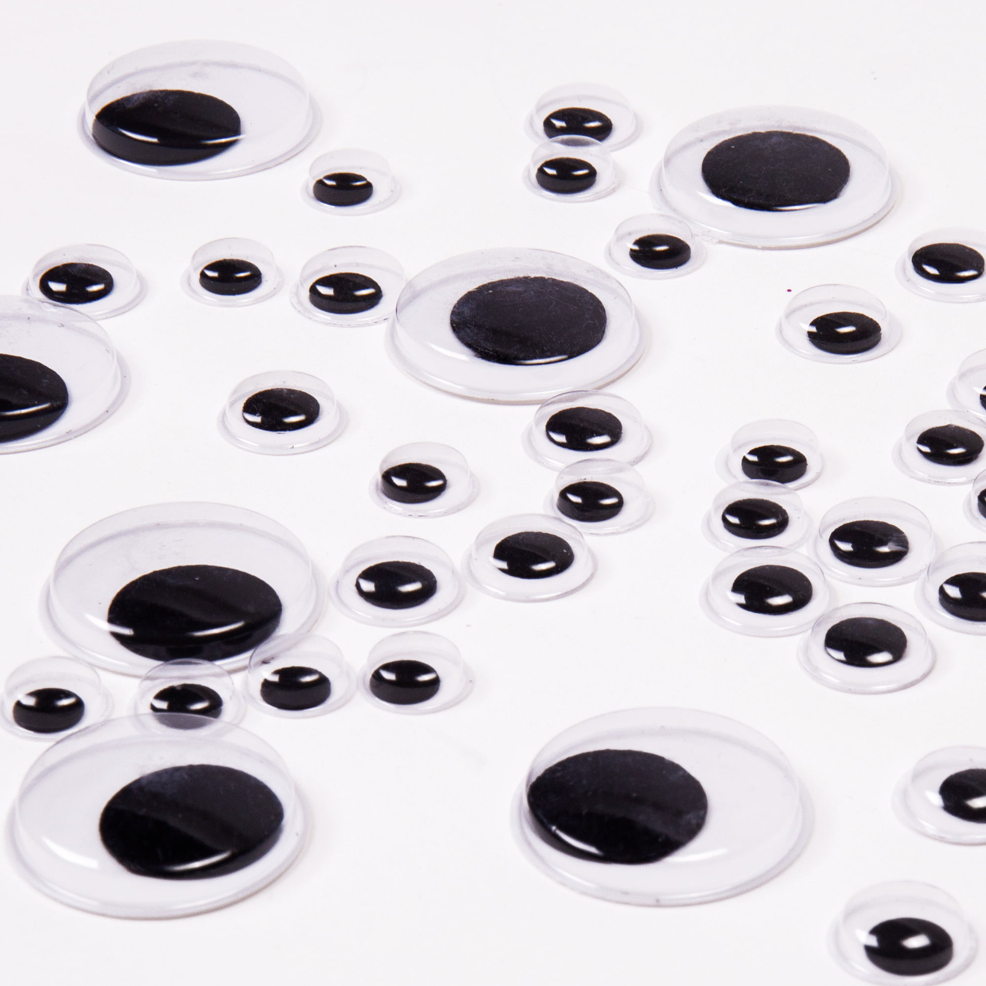 Assorted sizes Googly eyes for crafts 125 count, 3 sizes: 3/8, ½, and 1  New