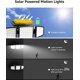 thumbnail image 2 of Luces de inundación solares para exteriores, luces de seguridad activadas por movimiento, WL4000 de alto brillo, 3 cabezales ajustables, ángulo de iluminación amplio de 270°, IP65 impermeabl, 2 of 5
