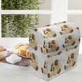 thumbnail image 3 of Dog Lover Stand Mixer Cover, Stuffed Toy Design Plaything Digitally Composed Animal Sitting Position, Kitchen Appliance Organizer Bag Cover with Pockets, 5 Quarts, Beige Brown, by Ambesonne, 3 of 4