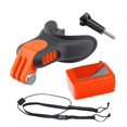 thumbnail image 1 of Juego de soporte bucal Boquilla flotante subacuática Correas de hombro para surf portátil Conector Patinaje ligero Snowboard Accesorios para cámara Bite Surf para GOPRO Hero 7 6 5, 1 of 5
