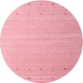 thumbnail image 1 of Ahgly Company Indoor Round Contemporary Pastel Pink Abstract Area Rugs, 8' Round, 1 of 6