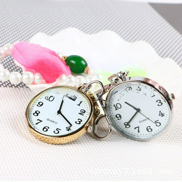 Reloj de bolsillo de cuarzo para estudiantes de enfermería y niños