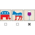 thumbnail image 3 of CafePress - I Vote Wine Mug - 11 oz Ceramic Mug - Novelty Coffee Tea Cup, 3 of 6