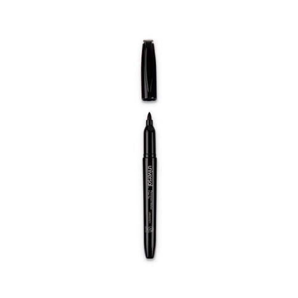 (3 pack) Pen-Style Permanent Marker Fine Bullet Tip, Black, Dozen