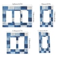 thumbnail image 2 of Yayeee Rocker Switch Wall Plate 2-Gang 4.7"x4.6" Home Decorative Outlet Cover, Blue and Gray Plaid Pattern, 2 of 6