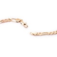 thumbnail image 3 of Cadena Figaro 3x1 Ametrinaa 5mm 3 Oros Chapa de Oro 18k multicolor M, 3 of 4