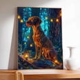 thumbnail image 4 of Hudo Redbone Coonhound Dog Wall Art, Pet Posters - Redbone Coonhound Dog Canvas Wall Art - Nursery Decor - Dog Birthday, 4 of 5