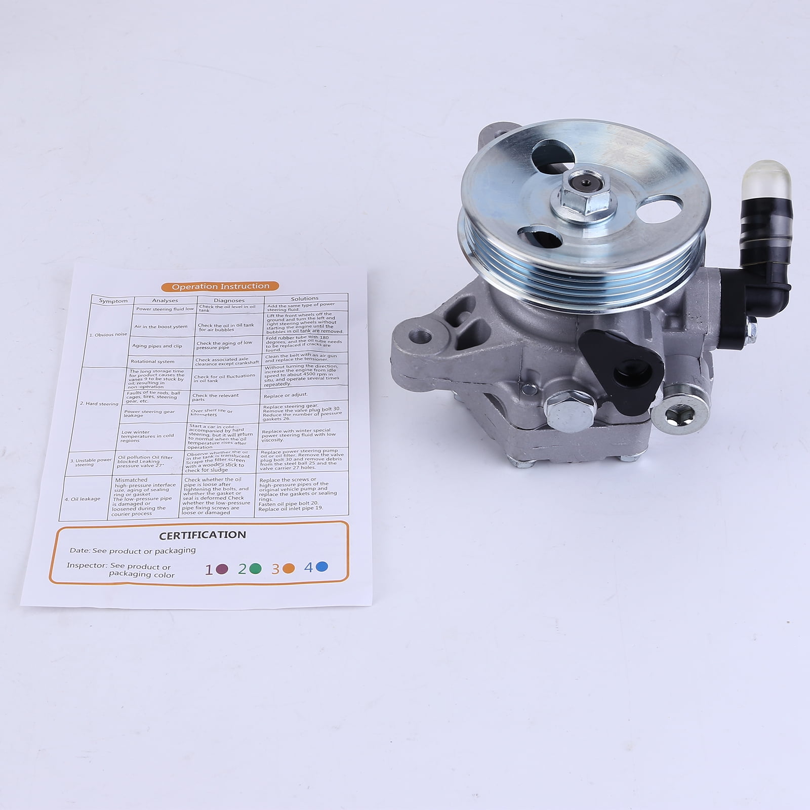 Gsuatey Power Steering Pump w/ Pulley 21-5267 for Acura EL Honda Civic 1.7L 2001-2005
