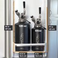thumbnail image 4 of TrailKeg Pack Growler Isolé sous Vi Gallon (Noir), 4 of 4