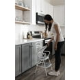 thumbnail image 5 of COSCO Stylaire Retro Chair + Steel Step Stool with Vinyl Flip-Up Seat, 5 of 9
