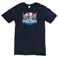 thumbnail image 2 of Plus Size Space Force Eagle Designed Unisex Short Sleeve Cotton Jersey T-Shirt - Navy XL, 2 of 4