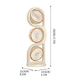 thumbnail image 3 of 3 Head Desk Fan Night Light Air Circulator Portable Quiet Cooling Desk Fan 3 Speed Office Dorm Desktop Table Personal, 3 of 7