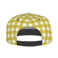 thumbnail image 4 of Sigee Yellow Checkboard Print Men Women Fashion Baseball Cap,Unisex-Adults,Classic Adjustable Plain Hat, 4 of 9