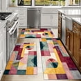 thumbnail image 6 of Kitchen Rugs Sets of 3 Non Slip Washable Kitchen Mats for Floor, Waterproof Kitchen Runner Rug, Floor Mat Carpet for Entryway, Laundry, Sink, Hallway, Bathroom, 6 of 12