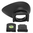 thumbnail image 4 of Camera Eyecup, Durable Lightweight Protective Replacement Cat Ear Shape Viewfinder Protector Soft With Hot Shoe  Hot Shoe Cover For D800 Camera, 4 of 8