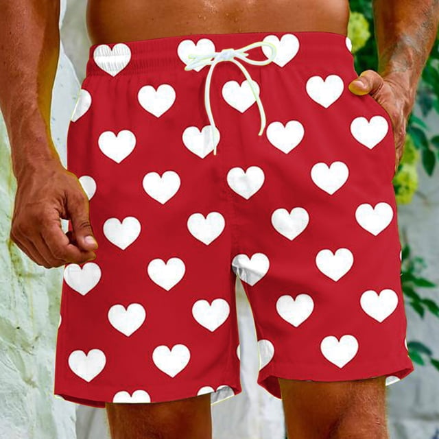 Puntoco Pantalones Cortos De Cintura Elástica Con Bolsillo Con Cordón Y Cómodos Informales De Verano Para Hombre Beige M