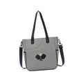 thumbnail image 1 of jinwen Sac de Pickleball Sac de Sport Extérieur Sac à Main Multifonctionnel Imperméable Élégant Gris, 1 of 9