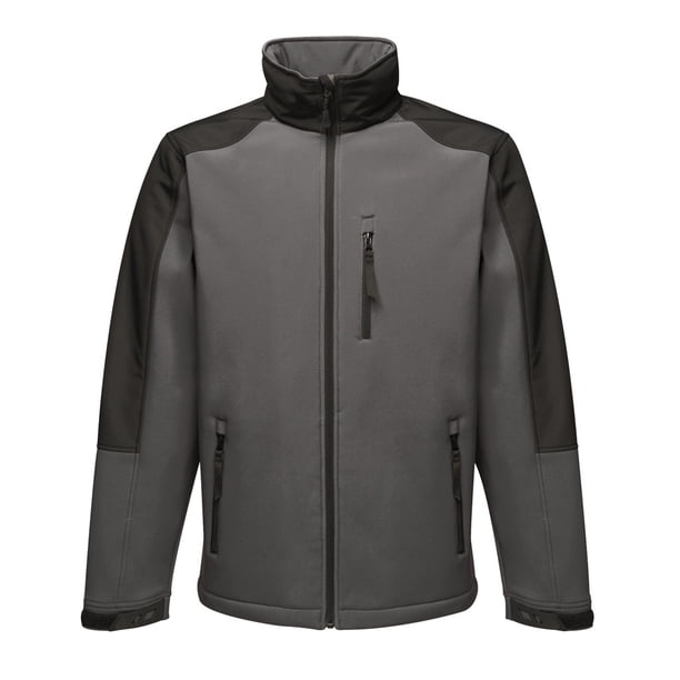 Regatta - Chaqueta Softshell transpirable y resistente al agua modelo Hydroforce para hombre (Gris Seal/Negro) Regatta UTRG1629_sealgreyblack