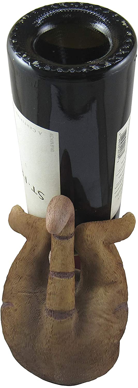 DWK Scottish Fold Themed Cat Wine Bottle Holder | Kitchen Countertop Decor | Wine Holders and Decoration | Vineras para Poner Botellas en Casa | Red Wine Storage | Wine Accessories Storage - image 4 of 6