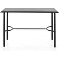 thumbnail image 6 of MFSTUDIO 36” Patio Counter Height Bar Table, Square Metal Outdoor Patio Table Heavy Duty, Black, 6 of 10
