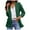 Green, variant on Zshosam Women's Relaxed Scuba Knit Stretch Blazer with Scrunch Sleeves(Hot Pink,L)