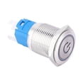 thumbnail image 4 of Interrupteur de Réinitialisation Automatique, Blanc LED Plat Rond Bateau de Voiture Haute Performance, 4 of 8