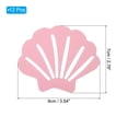 thumbnail image 2 of Uxcell 9 x 7cm Non Slip Bathtub Stickers Anti Slip Shower Cute Bathroom Floor 12Pcs Pink, 2 of 6