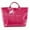 Hot Pink, variant on Large PVC Tote Bag for Women, Clear Plastic Handbags, Cheetah Letters Print Bags, Trendy Plastic Tote Bag, Clear Shopping Hobo Bag, Winter Fall Fashion Kraft Paper Tote Bag