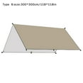 thumbnail image 4 of Naiovety Toldo parasol, toldos impermeables para Patio, protector solar, portátil, para acampar al aire libre, senderismo, tienda de viaje, carpas Caqui 3x3meter, 4 of 6