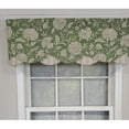 thumbnail image 2 of RLF Home Luxurious Modern Design Classic Basanti Petticoat Style Window Valance 50" x 15" Pine, 2 of 4