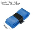 thumbnail image 3 of Uxcell 43.3" Absorb Sweat Non-Slip PU Tennis Racket Overgrip Tape Wraps Blue 6 Pack, 3 of 6