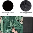 thumbnail image 3 of Tropical Leaves Cat Mouse Pad, Cute Boho Mousepad for Home Office, Anti-Slip Rubber Base for Office Home Computer & Laptop, Pink Green Leaves Mouse Mat, 9x8 in, 3 of 6