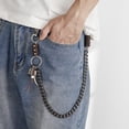 thumbnail image 3 of Terandius Hip Hop Chain Keychain for Men & Women, Alloy Pants Chain with Ring Clasp, Street Style Jeans Wallet Chain, Punk Fashion Waist Chain Accessory, 3 of 7