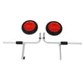 thumbnail image 2 of Kayak Cart Dolly, 10in Tires Canoe Carrier Dolly Multipurpose Foldable  for Small Boats, 2 of 7