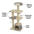thumbnail image 5 of Midwest Feline Nuvo Tower Car Furniture Mushroom 22" x 15" x 50.5", 5 of 6