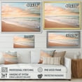 thumbnail image 4 of Designart "Beach Photo Coastal Calm I" Nautical & Beach Floater Framed Wall Art Living Room, 4 of 7